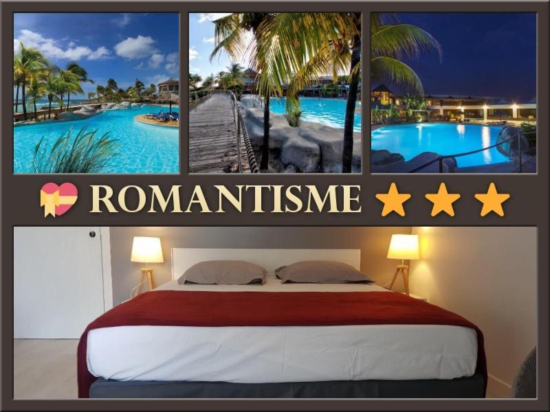 Romantique Et Bel Appartement En Bord De La Mer, Piscine Surveillee Et Belle Plage A 50M Saint-Francois  Zewnętrze zdjęcie