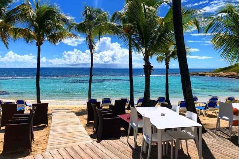 Romantique Et Bel Appartement En Bord De La Mer, Piscine Surveillee Et Belle Plage A 50M Saint-Francois  Zewnętrze zdjęcie